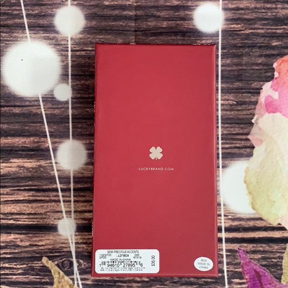 🍀New LUCKY BRAND🍀 JLD7195 SEMI-PRECIOUS SILVER - Picture 3 of 4